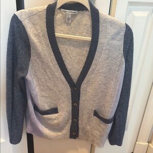 Autumn Cashmere Women's Two-Tone Cardigan